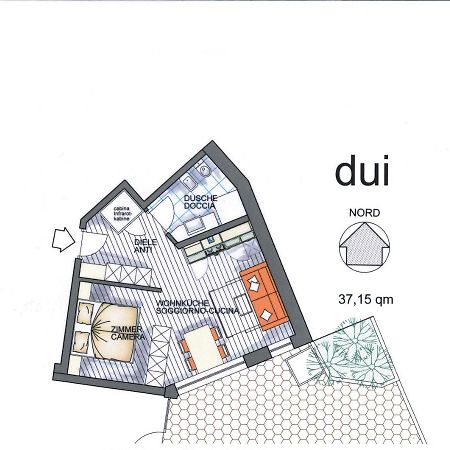 סן ויג'יליו די מרבה Apartment Dui Residence Bun Ste מראה חיצוני תמונה
